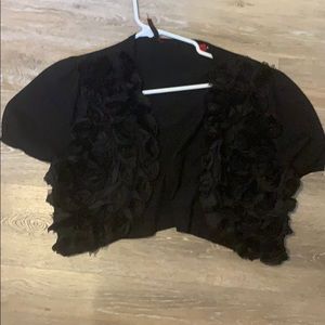 Black rose cardigan